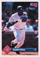 1993 Donruss #186 Sammy Sosa Baseball Card
