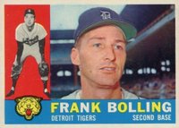 1960 Topps #482 Frank Bolling Baseball Card