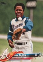 2018 Topps #582 Hank Aaron Baseball Card