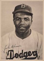 1949 Brooklyn Dodgers Picture Pack # Jackie Robinson Baseball Card