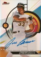2023 Topps Finest Finest Autographs #JC Jose Canseco Baseball Card