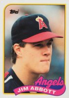 1989 Topps Traded Tiffany #2T Jim Abbott Baseball Card