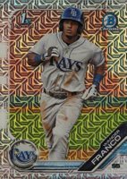 2019 Bowman Mega Box Chrome #100 Wander Franco Running Baseball Card