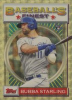 2020 Finest Flashbacks #30 Bubba Starling Superfractor 1/1 Baseball Card