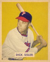 1949 Bowman #205 Dick Sisler Baseball Card