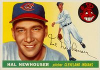 1955 Topps #24 Hal Newhouser Baseball Card