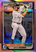 2024 Bowman Draft #BDC86 Bryce Rainer Chrome-Rose Gold Refractor Baseball Card