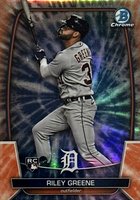 2023 Bowman Chrome #29 Riley Greene Color Run Baseball Card