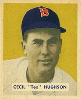 1949 Bowman #199 Tex Hughson Baseball Card