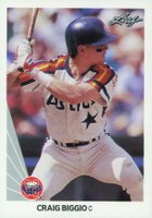 1990 Leaf #37 Craig Biggio Baseball Card