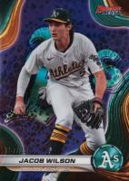 2024 Bowman's Best Top Prospects #TP16 Jacob Wilson Purple Refractor Baseball Card
