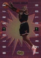1998 Upper Deck Ionix Hologrxfx #MJ7 Michael Jordan Basketball Card