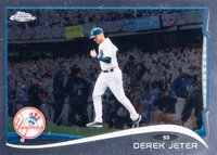 2014 Topps Chrome #56 Derek Jeter Walking Out Baseball Card