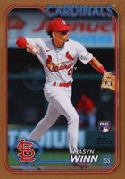 2024 Topps #480 Masyn Winn Gold Baseball Card