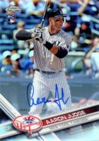 2017 Topps Chrome Update #HMT50 Aaron Judge Autograph Baseball Card
