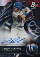 2023 Bowman Platinum Top Prospects #TOP32 Dalton Rushing Autograph Baseball Card