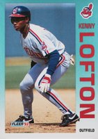 1992 Fleer Update #U-17 Kenny Lofton Baseball Card