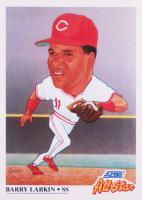 1991 Score #666 Barry Larkin Baseball Card