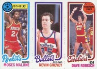 1980 Topps # Malone/Grevey/Robisch Basketball Card