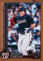 2025 Topps #74 Dylan Crews Gold Baseball Card