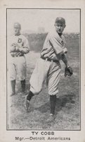 1922 Lou Gertenrich # Ty Cobb Throwing Baseball Card