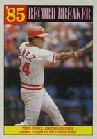 1986 Topps #205 Tony Perez Record Breaker Baseball Card