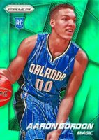 2014 Panini Prizm #254 Aaron Gordon Green Prizm Basketball Card
