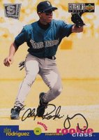 1995 Collector's Choice SE #1 Alex Rodriguez Silver Signature Baseball Card
