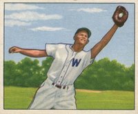 1950 Bowman #143 Eddie Stewart Baseball Card