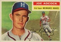 1956 Topps #320 Joe Adcock Baseball Card