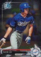 2017 Bowman Prospects #BCP2 Gavin Lux Chrome Baseball Card
