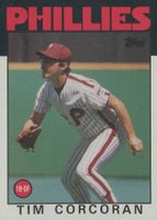 1986 Topps #664 Tim Corcoran Baseball Card