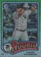 2024 Bowman Mega Box Chrome Rookie of the Year Favorites #ROY6 Jasson Dominguez Baseball Card