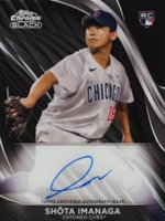2024 Topps Chrome Black Autographs #SI Shota Imanaga Baseball Card