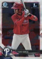 2018 Bowman Prospects Chrome #75 Luis Garcia Baseball Card