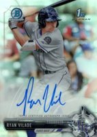 2017 Bowman Draft Chrome Draft Picks Autographs  #CDARV Ryan Vilade Refractor Baseball Card