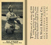 1916 Weil Baking Co. #154 Ray Schalk Baseball Card