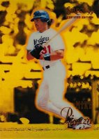 1995 Select Certified #39 Mike Piazza Mirror Gold Baseball Card