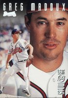 1996 Studio Press Proof #18 Greg Maddux Silver Baseball Card