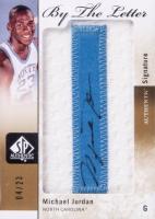 2011 SP Authentic By the Letter Autographs #BL-MJ Michael Jordan I Basketball Card