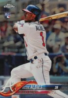 2018 Topps Chrome Update #HMT27 Ozzie Albies Refractor Baseball Card