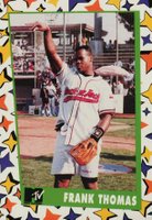 1992 MTV Rock n' Jock #2 Frank Thomas Baseball Card