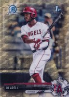 2017 Bowman Draft #BDC95 Jo Adell Chrome-Batting-Superfractor 1/1 Baseball Card