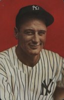 1973 U.S. Playing Card Gehrig # Lou Gehrig 5 of Hearts Baseball Card