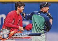 2018 Topps Mini #US153 Ichiro/Shohei Ohtani Baseball Card