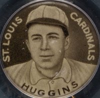 1910 Sweet Caporal Pins # Miller Huggins Small Letters Baseball Card