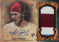 2021 Topps Dynasty Autographed Patch #AB3 Alec Bohm Baseball Card