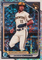 2024 Bowman Chrome Prospects #BCP140 Jackson Chourio Mini Diamond Refractor Baseball Card