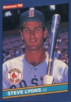 1986 Donruss #579 Steve Lyons Baseball Card