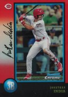 2018 Bowman Draft 1998 Bowman 20th Anniversary #98BJI Jonathan India Red Refractor Baseball Card